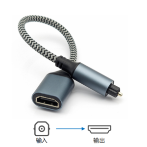 Toslink SPDIF to HDMI ARC eARC Audio Adapter Cable